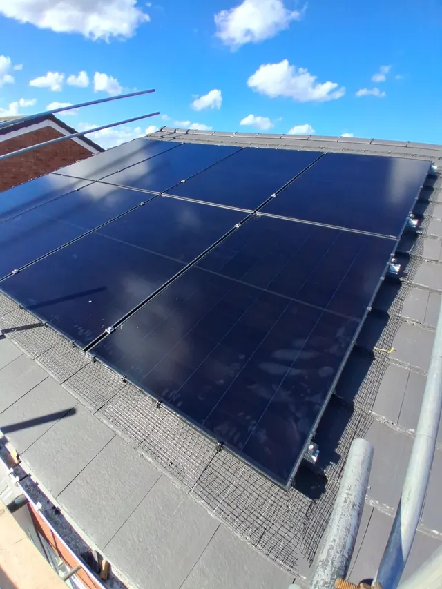3.72 kwp solar and battery on Partridge Close, Chelmsley Wood, Birmingham (B37)