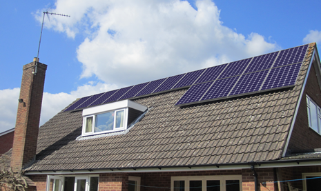 Solar panel 3D model